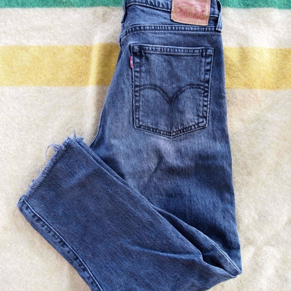 Levi’s 29 Wedgie Jean, black/gray